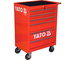 Тележка для инструментов YATO с 6 полками, 995х680х458 мм (YT-0913) Тележка для инструментов YATO с 6 полками, 995х680х458 мм (YT-0913)