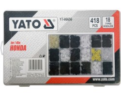 Набор креплений для автосалонной обшивки HONDA YATO, 418 шт. (YT-06656)-foto2