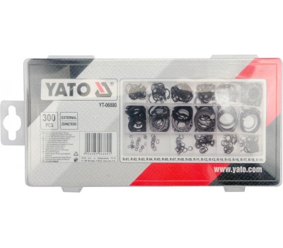 Набор внешних стопорных колец YATO 300 шт (YT-06880)