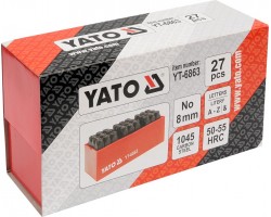 Набор трафаретов буквенных YATO, 27 шт. (YT-6863)-foto2
