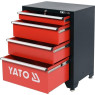 Шкаф для мастерской 660x457x863 мм YATO, 4 полки (YT-08933)