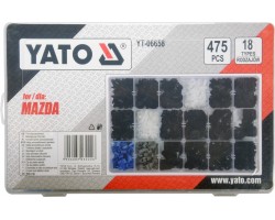 Набор креплений для автосалонной обшивки MAZDA YATO, 475 шт. (YT-06658)-foto2