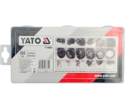 Набор внутренних стопорных колец YATO 300 шт (YT-06881)