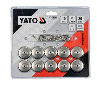 Набор магнитные крючков YATO 10 шт. (YT-08690)