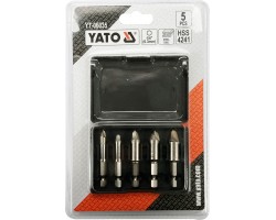 Набор экстракторов для удаления сломанных винтов YATO 5 шт (YT-06035)-foto4