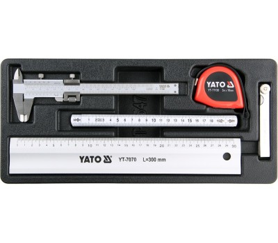 Набор инструментов в ложементе YATO измерительные инструменти 5 шт (YT-55474)