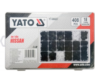 Набор креплений для автосалонной обшивки NISSAN YATO, 418 шт. (YT-06657)