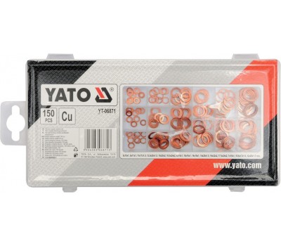 Набор медных шайб, YATO, 300 шт (YT-06871)