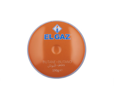 EL GAZ Балон-картридж газовий ELG-100, бутан 190 г, для газових пальників, одноразовий