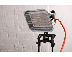 BRADAS Обігрівач газовий, 3-4.5 кВт, 30 мбар, витрата газу 220-330 г/год, з утримувачем для кріплення-foto8