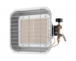 BRADAS Обігрівач газовий, 3-4.5 кВт, 30 мбар, витрата газу 220-330 г/год, з утримувачем для кріплення-foto2