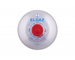 EL GAZ Балон-картридж газовий ELG-800, бутан 500 г, для газових пальників, з двошаровим клапаном, одноразовий-foto3