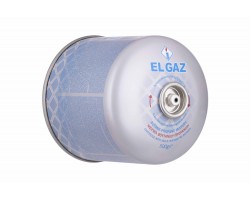 EL GAZ Балон-картридж газовий ELG-800, бутан 500 г, для газових пальників, з двошаровим клапаном, одноразовий-foto4