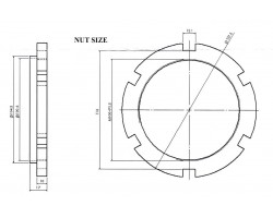 Съемник крышки задней ступицы MAN TGA 3/4" H60, 158 mm ASTA A-1329-foto2