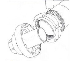 Съемник крышки задней ступицы MAN TGA 3/4" H60, 158 mm ASTA A-1329-foto3