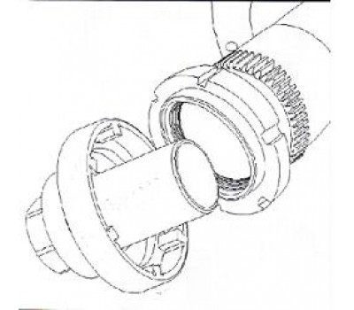 Съемник крышки задней ступицы MAN TGA 3/4" H60, 158 mm ASTA A-1329