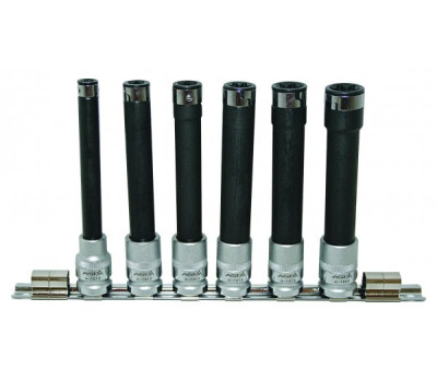 Набор торцевых гаечных ключей E-TORX 1/2” L = 140 ММ ASTA 15SET6