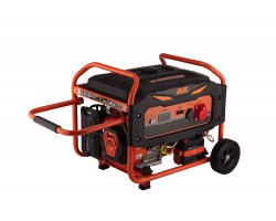 2E Генератор бензиновий 220 В, 50 Гц, 7.5 кВт, електро стартер, ручка та колеса для транспортування-foto3