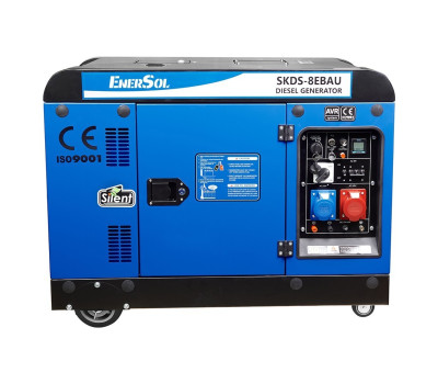 Kit Energy Генератор дизельний EnerSol, 8.0кВт, одно/трьохфазний, 221кг Kit Energy Генератор дизельний EnerSol, 8.0кВт, одно/трьохфазний, 221кг