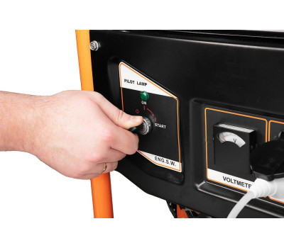 Neo Tools Генератор бензиновий 04-731, 6.0/6.5кВт, 1х12В та 2х230В (16А) та 1x230В(32А), бак 25л, 313г/кВтГ, 85 кг