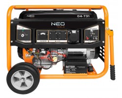 Neo Tools Генератор бензиновий 04-731, 6.0/6.5кВт, 1х12В та 2х230В (16А) та 1x230В(32А), бак 25л, 313г/кВтГ, 85 кг-foto5