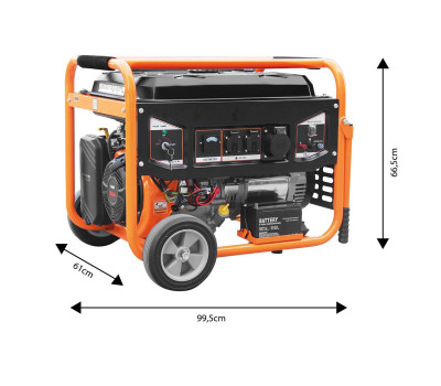 Neo Tools Генератор бензиновий 04-731, 6.0/6.5кВт, 1х12В та 2х230В (16А) та 1x230В(32А), бак 25л, 313г/кВтГ, 85 кг