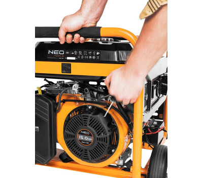 Neo Tools Генератор бензиновий 04-731, 6.0/6.5кВт, 1х12В та 2х230В (16А) та 1x230В(32А), бак 25л, 313г/кВтГ, 85 кг
