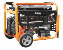 Neo Tools Генератор бензиновий 04-731, 6.0/6.5кВт, 1х12В та 2х230В (16А) та 1x230В(32А), бак 25л, 313г/кВтГ, 85 кг-foto2