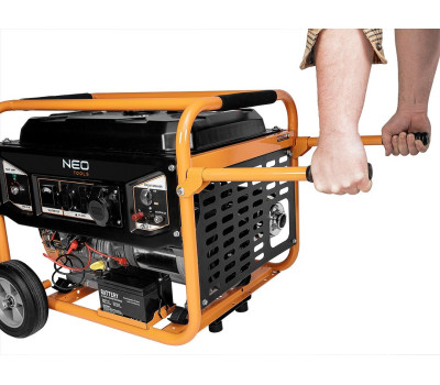 Neo Tools Генератор бензиновий 04-731, 6.0/6.5кВт, 1х12В та 2х230В (16А) та 1x230В(32А), бак 25л, 313г/кВтГ, 85 кг