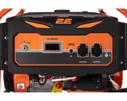 2E Генератор бензиновий 220 В, 50 Гц, 8 кВт, електро стартер, ручка та колеса для транспортування-foto9