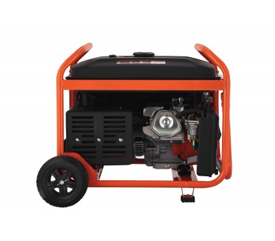 2E Генератор бензиновий 220 В, 50 Гц, 8 кВт, електро стартер, ручка та колеса для транспортування