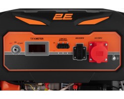 2E Генератор бензиновий 380 В, 50 Гц, 8 кВт, електро стартер, ручка та колеса для транспортування-foto8