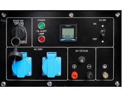 Kit Energy Генератор дизельний EnerSol, 230В, макс 5.0 кВт, електростарт, однофазний-foto9