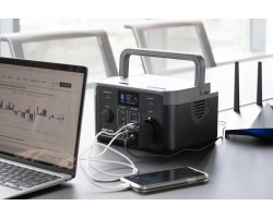 2E Акумулятор портативний літій-іонний, електростанція Diya, 300 Вт, 320 Вт/год, швидка зарядка-foto3