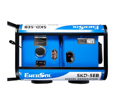 Kit Energy Генератор дизельний EnerSol, 230В, макс 5.0 кВт, електростарт, однофазний