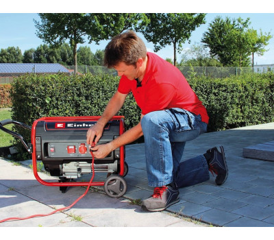 Einhell Генератор бензиновий TC-PG 35/E5, 230В, 2.6 кВт (макс. 3.1кВт), ручний старт, бак 15л, 41.2кг