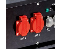 Einhell Генератор бензиновий TC-PG 55/E5, 230В/380В, 3.6кВт (макс. 5.5кВт), електростарт, 25л, 83кг-foto5