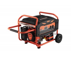 2E Генератор бензиновий 220 В, 50 Гц, 5.5 кВт, електро стартер, ручка та колеса для транспортування-foto3