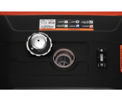 2E Генератор бензиновий 220 В, 50 Гц, 5.5 кВт, електро стартер, ручка та колеса для транспортування-foto11