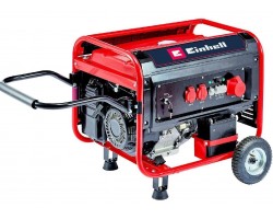 Einhell Генератор бензиновий TC-PG 55/E5, 230В/380В, 3.6кВт (макс. 5.5кВт), електростарт, 25л, 83кг-foto2