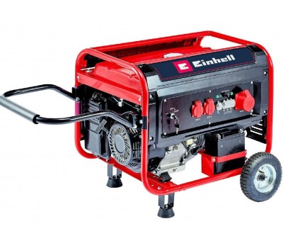 Einhell Генератор бензиновий TC-PG 55/E5, 230В/380В, 3.6кВт (макс. 5.5кВт), електростарт, 25л, 83кг