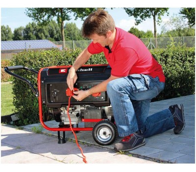 Einhell Генератор бензиновий TC-PG 55/E5, 230В/380В, 3.6кВт (макс. 5.5кВт), електростарт, 25л, 83кг