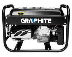 Graphite Генератор бензиновий 58G904, 2.0/2.2кВт, 1х12В та 2х230В (16А), бак 15л, 360г/кВтГ, 40 кг-foto5