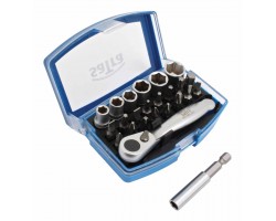 Набор бит и головок 24 ед. с трещеткой 1/4" SATRA S-R24BS-foto2