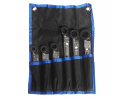 Набор ключей с трещоткой раскрывающихся 10-22мм 6ед-foto3