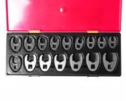 Набор ключей разрезных односторонних 10-27мм 1/2 дюйм и 3/8 дюйм 16ед.-foto3