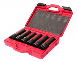 Набор головок ударных TORX E18, E20, E22, E24, 17мм, 19мм 3/4 дюйм 6ед.