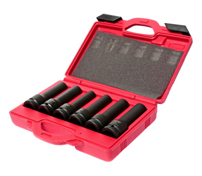 Набор головок ударных TORX E18, E20, E22, E24, 17мм, 19мм 3/4 дюйм 6ед.