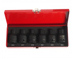 Набор головок ударных HEX H14-H24 3/4 дюйм 6ед.-foto3