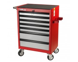 Тележка инструментальная 7 секций (красная)-foto2